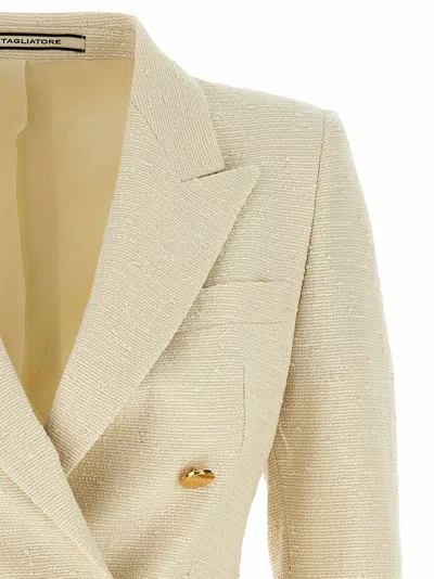 Tagliatore Cotton Women's Blazer In Neutral