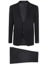 Tagliatore Button Long-sleeved Suit Coat And Trousers Set