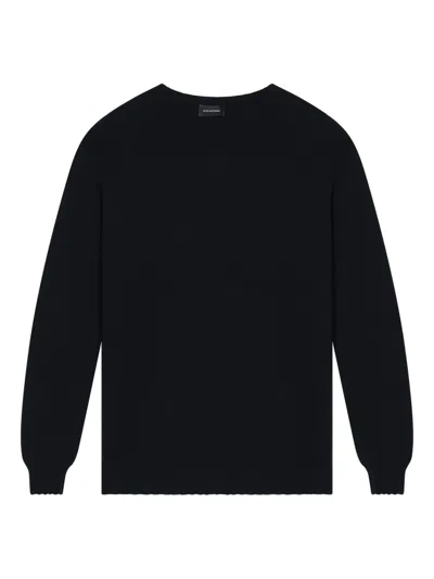 Tagliatore Cashmere Crew Neck Sweater In Blue