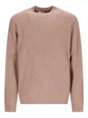 Tagliatore Crew-neck Sweater In Brown