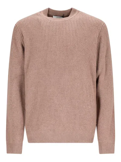 Tagliatore Crew-neck Sweater In Brown