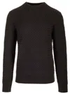 Tagliatore Crew Neck Sweater Knitwear Brown