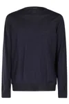 Tagliatore Crew Neck Wool-silk Blend Sweater