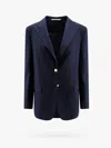 Tagliatore Tailored Single-breasted Blazer Notch Lapel In Blue