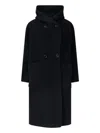 Tagliatore Tailored Black Jacket With Classic Collar And Minimalistic Design In Black