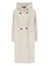 Tagliatore Minimalist White Jacket With Classic Collar And Tailored Fit In Neutral