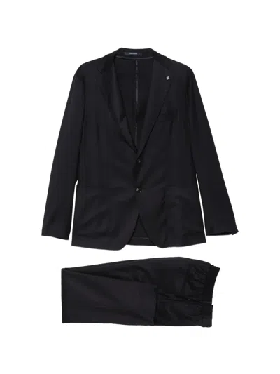 Tagliatore Dakar Drawstring-waist Suit In Blue