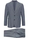 Tagliatore Dakar Single-breasted Suit In Blue