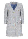 Tagliatore Frayed Edge Button Front Blazer