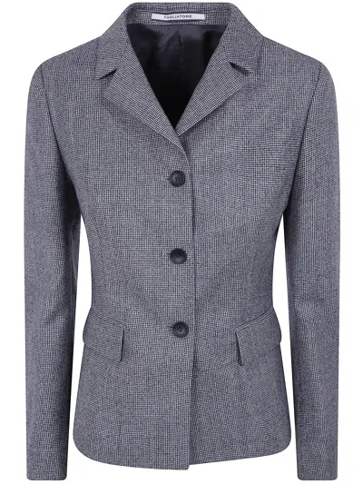Tagliatore Daria Super 110s Wool Jacket In Blue