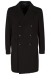 Tagliatore Dark Brown Long Unlined Bruce Coat