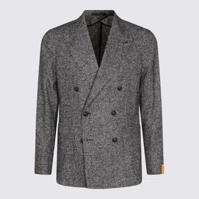 TAGLIATORE TAGLIATORE DARK GREY MONTECARLO BLAZER