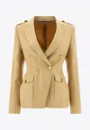 Tagliatore Darlene Double-breasted Linen Blazer