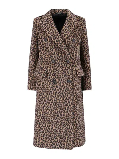 TAGLIATORE DOUBLE -BREASTED MIDI COAT