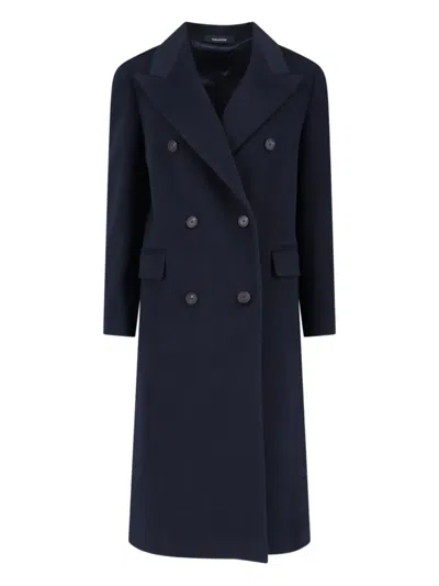 TAGLIATORE DOUBLE-BREASTED BELTED COAT