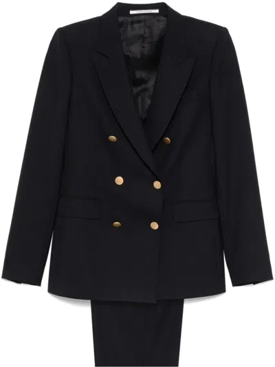 Tagliatore Double-breasted Black Suit