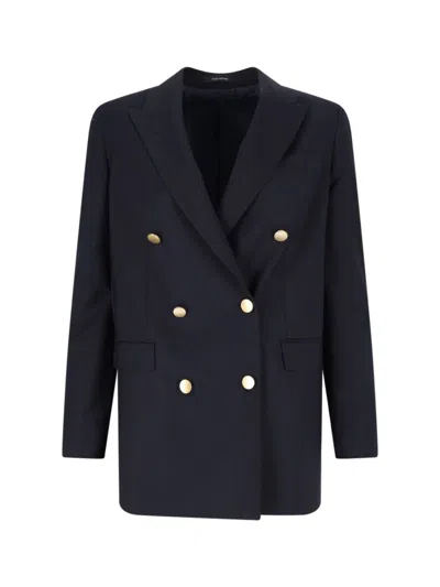 Tagliatore Double-breasted Blazer - Navy