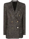 Tagliatore Jasmine Double Breast Wool Blazer In Black