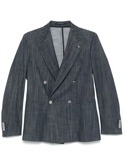 Tagliatore Double-breasted Blazer In Multi