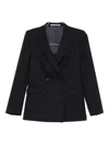 Tagliatore Double-breasted Blazer In Blue