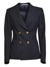 Tagliatore Double-breasted Blazer In Blue