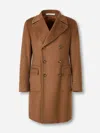 Tagliatore Double-breasted Blazer In Brown
