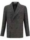 Tagliatore Double-breasted Blazer In Grau
