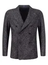Tagliatore Double-breasted Blazer In Black
