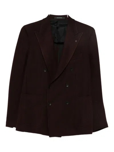 Tagliatore Double-breasted Blazer In Multi