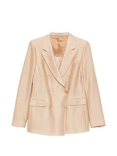 Tagliatore Double-breasted Blazer In Multi