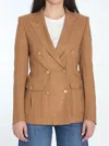 Tagliatore Double-breasted Blazer In Neutrals