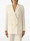 Tagliatore Double-breasted Blazer In Neutrals