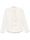 Tagliatore Nayade Double-breasted Blazer In Neutrals