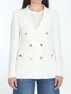 Tagliatore Women Wool Double-breasted Jacket In White