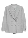 Tagliatore Doppelreihige Blazer In Gray