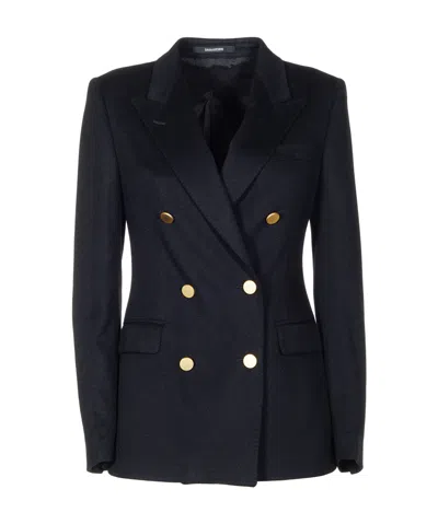 TAGLIATORE DOUBLE-BREASTED BUTTONED BLAZER