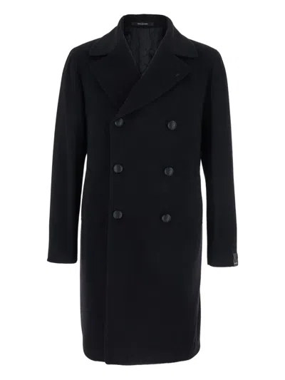 TAGLIATORE DOUBLE-BREASTED BUTTONED COAT