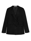 Tagliatore Double-breasted Camel Wool Blazer Clothing