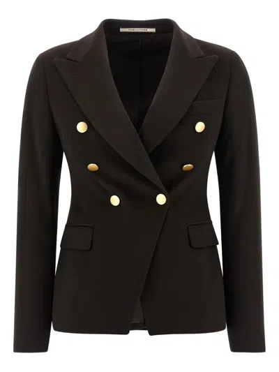 TAGLIATORE DOUBLE-BREASTED CASHMERE BLAZER