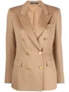 TAGLIATORE DOUBLE-BREASTED CASHMERE BLAZER