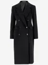 Tagliatore Double-breasted Cashmere Coat In Black
