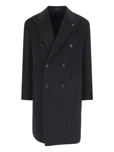 TAGLIATORE DOUBLE-BREASTED CASHMERE COAT