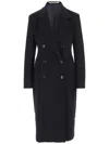 Tagliatore Double-breasted Cashmere Coat In Black