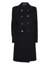 Tagliatore Black Wool And Cashmere Hennie Coat