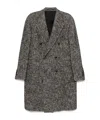 Tagliatore Double-breasted Coat In Black
