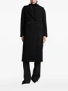 Tagliatore Double-breasted Coat In Black