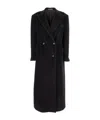 Tagliatore Structured Double-breasted Jacket With Flap Pockets In Black