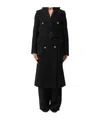 Tagliatore Double-breasted Coat In Black