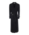 Tagliatore Molly Belted Waist Wool Coat In Black