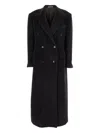 Tagliatore Double-breasted Coat In Black